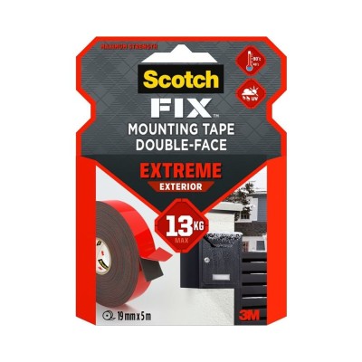 Двойнолепяща монтажна лента 3M Scotch FIX EXTREME 13кг - 5 метра