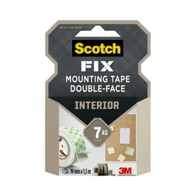 Двойнолепяща монтажна лента 3М FIX INTERIOR 7кг - 1.5 метра