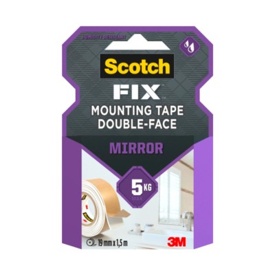 Двойнолепяща монтажна лента за огледала 3М FIX MIRROR 5кг - 1.5 метра