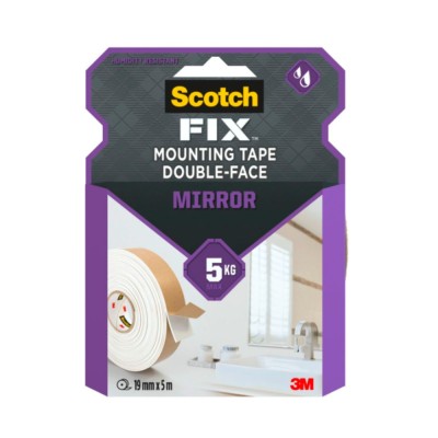 Двойнолепяща монтажна лента за огледала 3М FIX MIRROR 5кг - 5 метра
