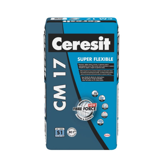 Гъвкаво лепило за плочки CERESIT CM 17
