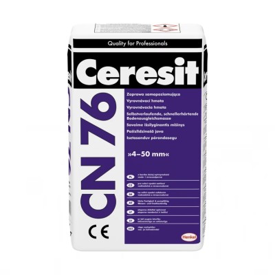 Саморазливна замазка CERESIT CN 76 /4-50мм/ 25кг
