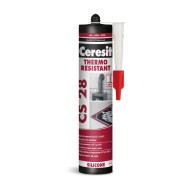 Термоустойчив силикон CERESIT CS 28 - 280мл.