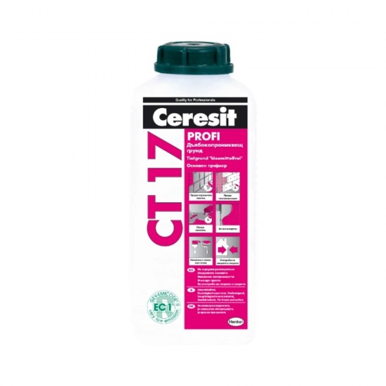 Дълбокопроникващ грунд CERESIT CT 17 - 2л.