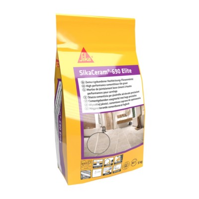 Фугираща смес Sika Ceram 690 Elite 5кг - Anthracite 31
