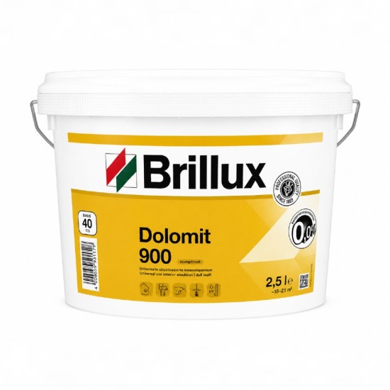 Универсална матова боя Brillux DOLOMIT ELF 900 - 2.5л