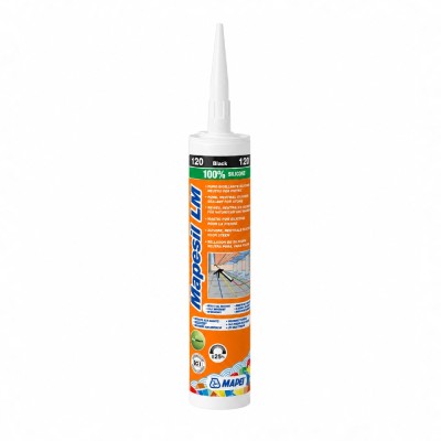 Неутрален силикон за естествен камък MAPEI MAPESIL LM №120 – Черен