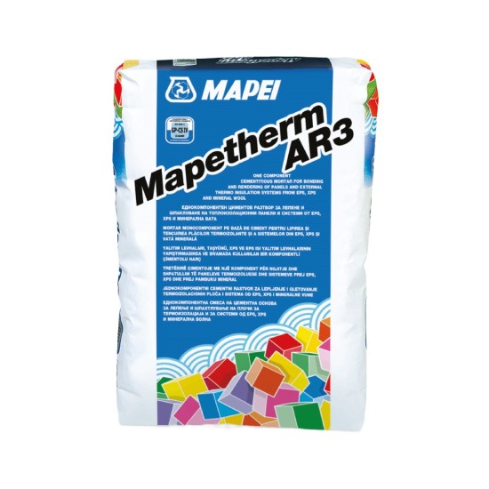 Лепило-шпакловка за топлоизолация MAPEI MAPETHERM AR3 - 25кг